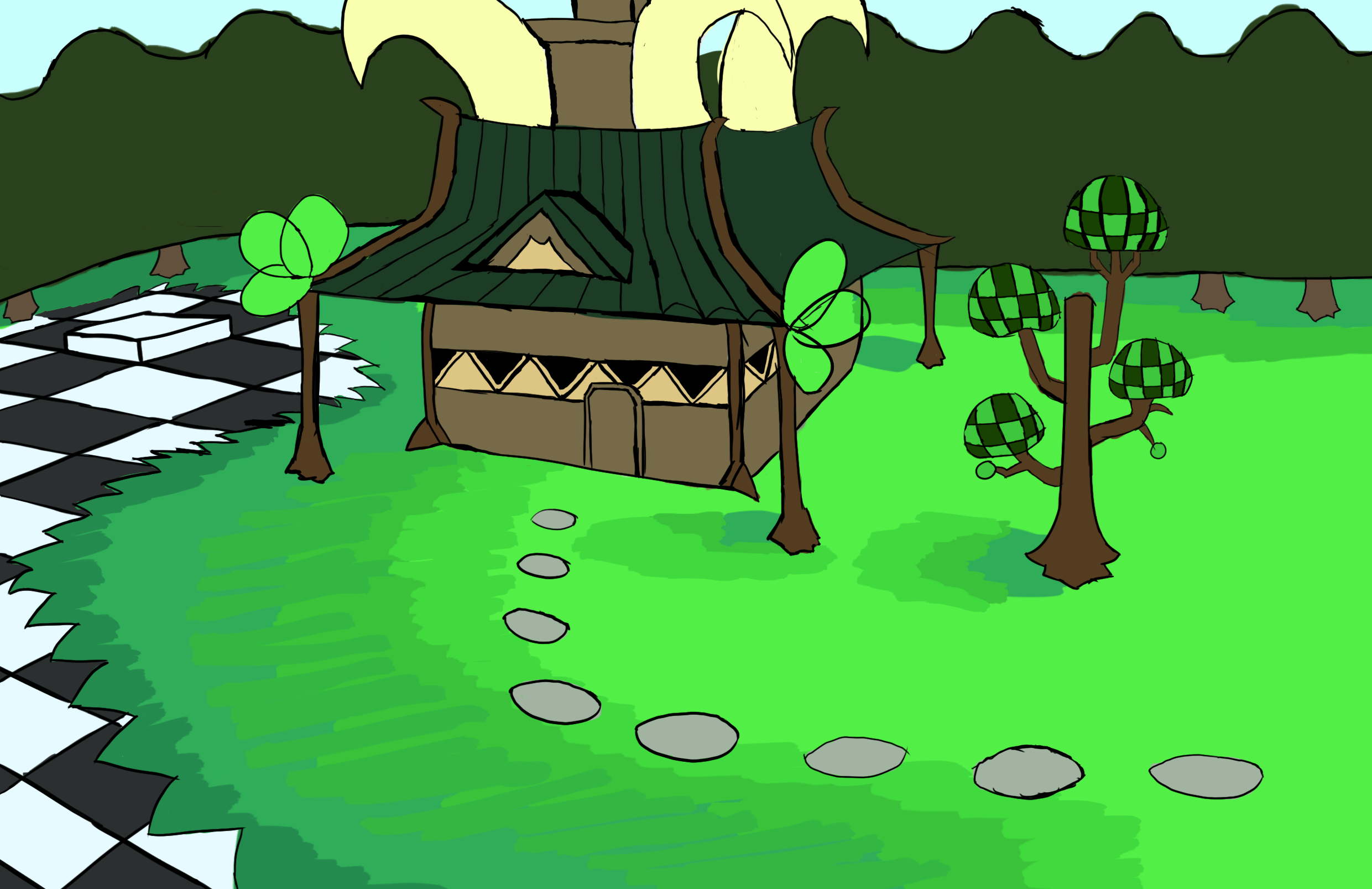 Flora Forest Background 3