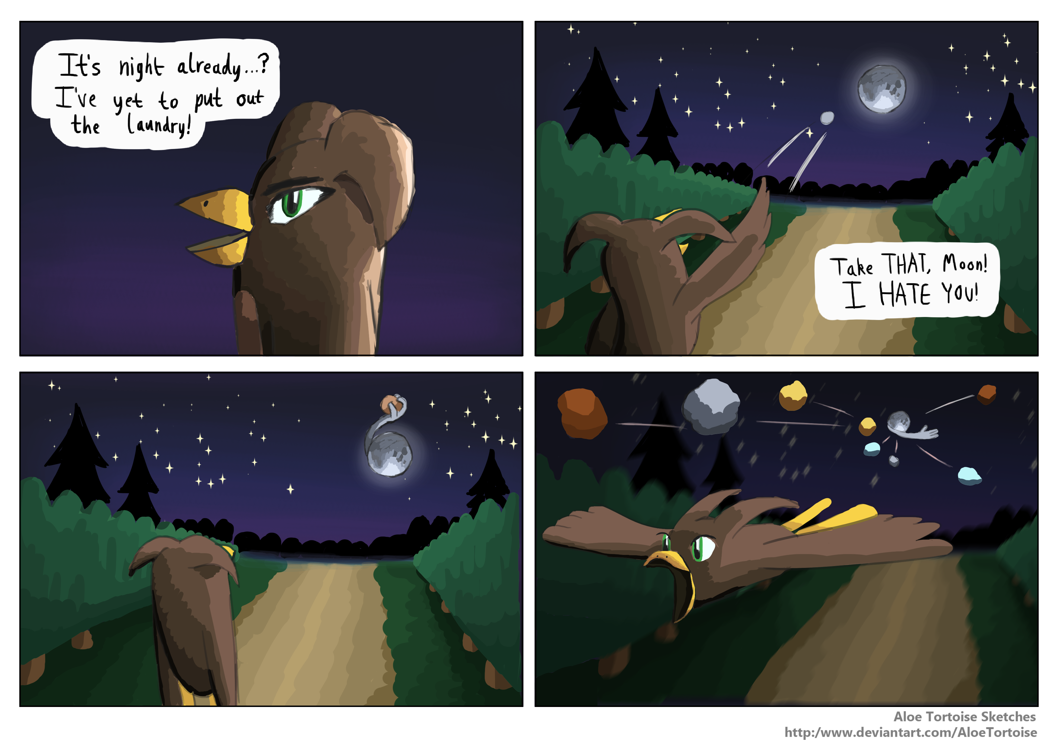 Orbius Moon Comic