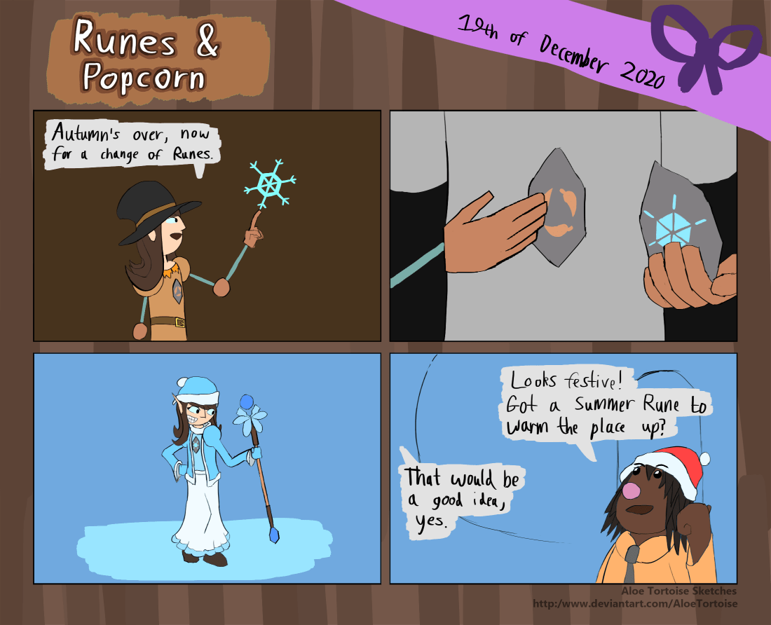 Winter Rune Christmas Comic