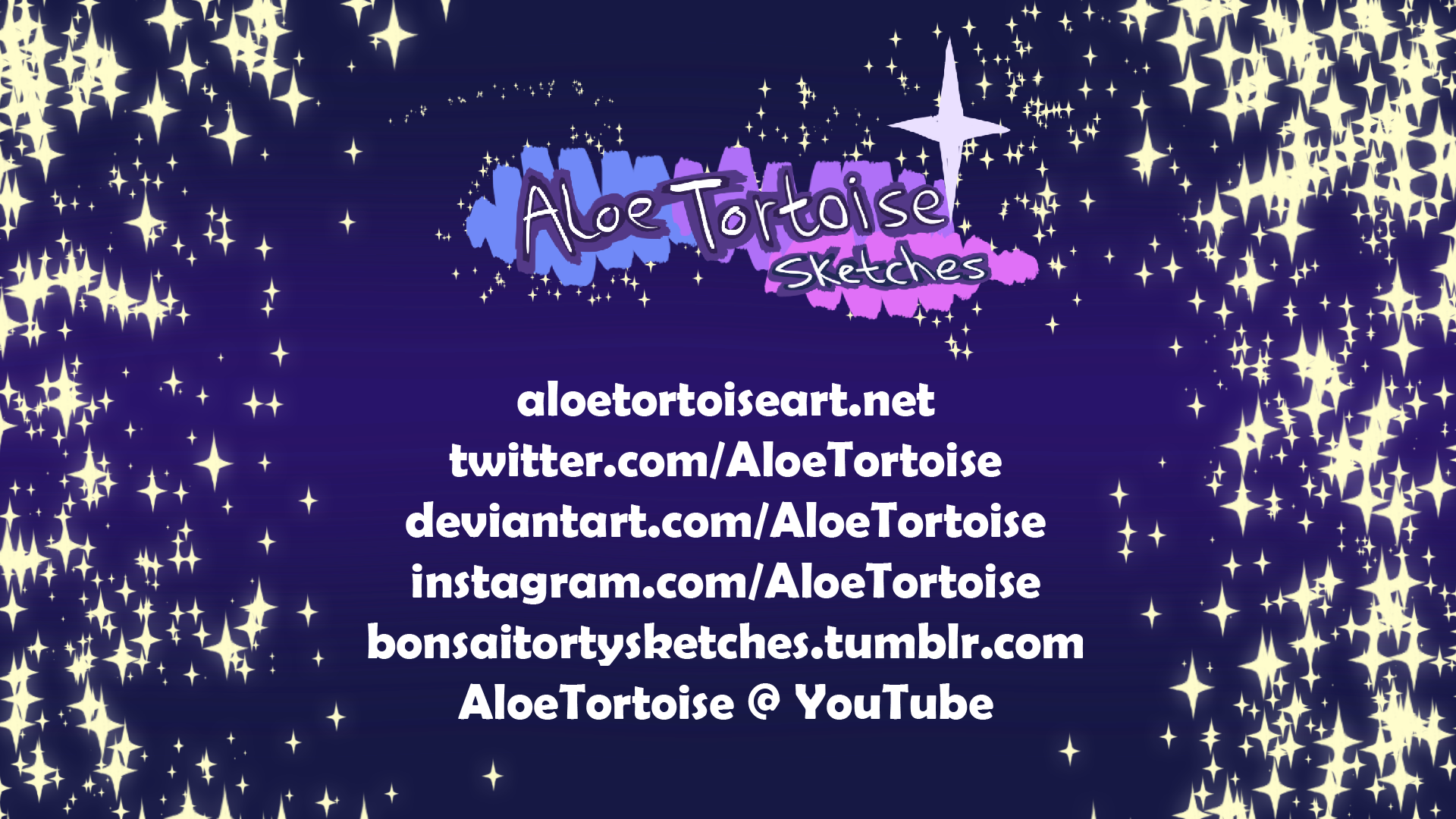 Star Background Contact Info Ver 3.5